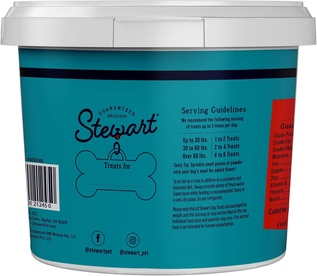 Freeze Dried Dog Treats, 100% Beef Liver, 14 Oz Tub | Premium Quality Raw Protein, Single Ingredient, High Protein Training Treats & Food Topper, No Refrigeration, Cat Friendly