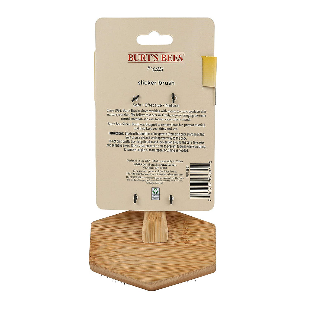 Slicker Brush | Removes Loose Cat Fur, Prevents Matting | Ideal for Daily Grooming, Smooth Coat | Removes Loose Fur, Prevents Matting, Ideal for Daily Grooming, Smooth Coat, Gentle Bristle Design Daily